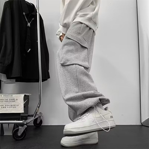 2024春季新款男口袋工装裤拖地宽松直筒休闲裤现货 K7659-P39图片