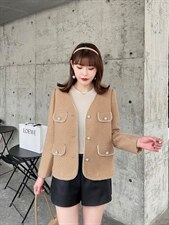 现货供应：初冬装圈圈绒小香风休闲外套M一XXL，其它，拉思维加丝