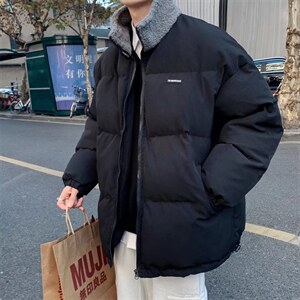 棉服男潮牌冬季立领棉衣韩版羊羔领外套帅气ins港风棉袄MY346-P80，男装棉衣，星座1008-1