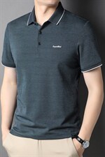 高端无痕短袖T恤男2023夏季新品男士体恤衫中年爸爸装上衣开叉潮，男装T恤，电商B212（原钱塘6029）