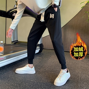 社会精神小伙潮牌加绒卫裤运动休闲裤子DS-B249-KK96-P58-加绒P68图片