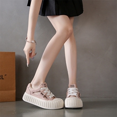 2024小白女鞋子夏季新款韩版凉鞋女学生休闲镂空百搭洞洞鞋子，女鞋凉鞋，星座1407-3