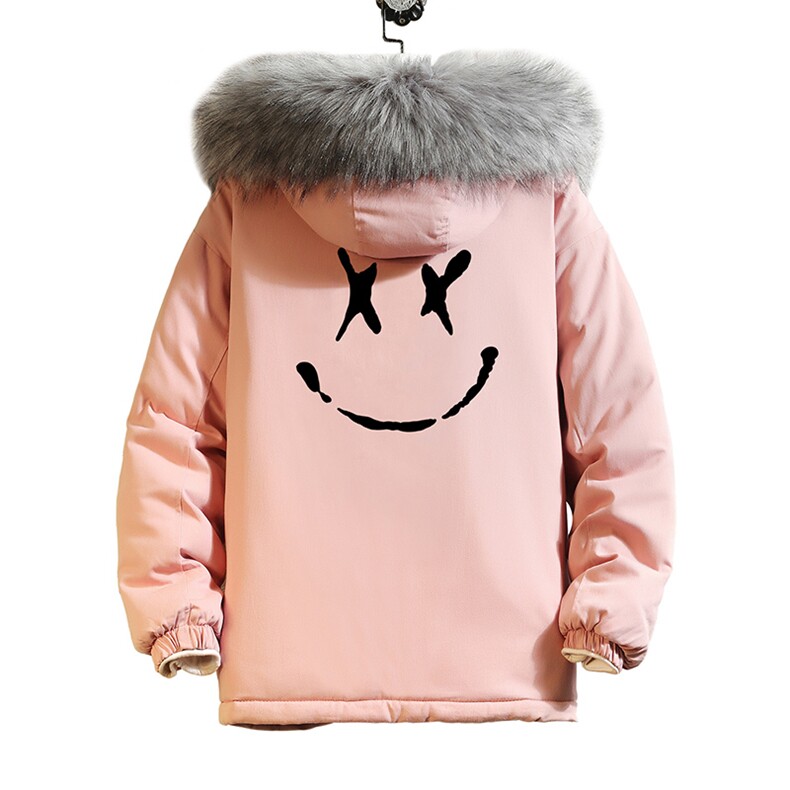 MM48190-P130冬季大毛领衣男士大码加厚袄男服砖墙,男装棉衣,电商A040A