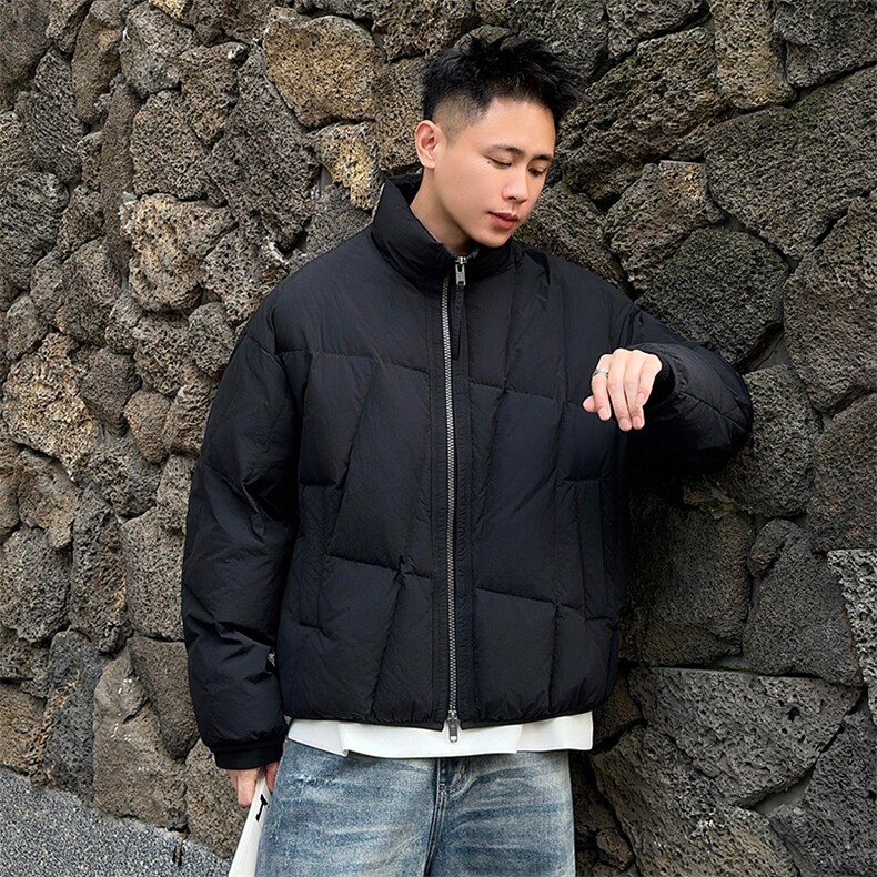 2025冬季标90绒立领白鸭绒羽绒服大码357-p320,男装羽绒服,星座223（原229-2）