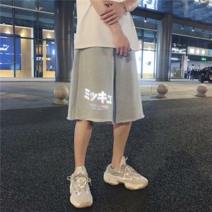 夏季男士短裤男宽松休闲五分裤子男港风直筒裤潮流运动裤DK86-P28,男装牛仔裤,星座1008-2