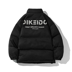 2023冬季新款中性风大码麂皮绒印花棉衣M-5XHM22602-P115，男装棉衣，电商A022