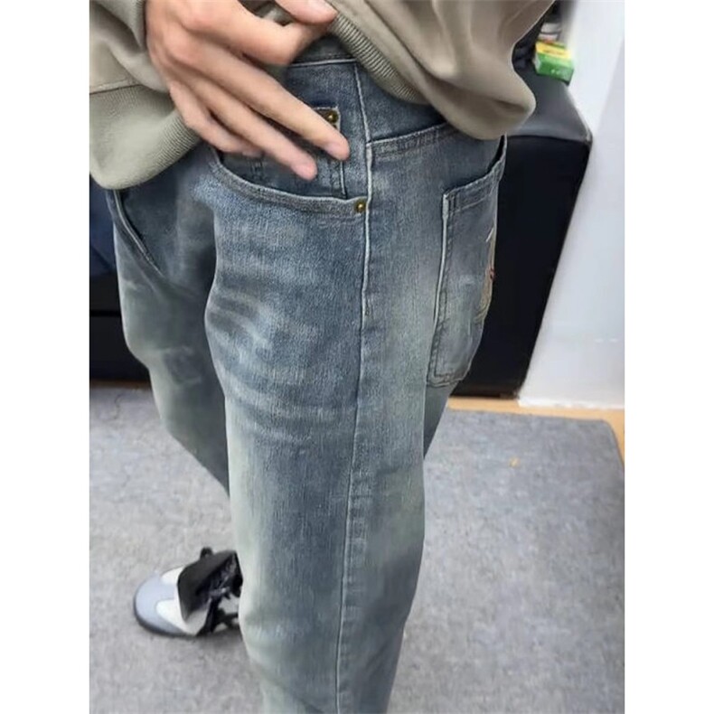 1506-1/KT11511/P467牛仔裤男士潮牌修身弹力帅气百搭休闲裤子,男装牛仔裤,星座1506-1