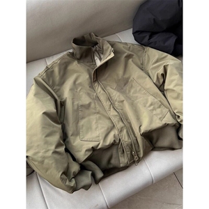 【有货】 廓形飞行夹克棉服外套立领夹棉棒球棉衣 MY6108 特P85图片