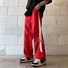 美式复古高街工装裤男直筒阔腿休闲裤时尚潮流ins长裤K01250-P38，男装休闲裤，星座308B-1