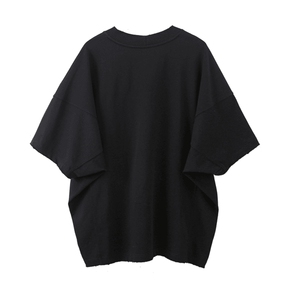抖音--北木服饰--蝙蝠袖阔版全棉短袖tX002-TP45图片