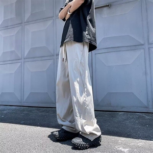 DBK50-P45美式高街排扣裤男夏季2025新款宽松直筒速干休闲裤子潮图片