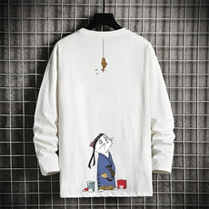 TX3014-P25纯长袖t恤男大码圆领打底衫体恤上衣服，男装T恤，电商A040A
