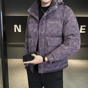 可拆卸帽 2025新款棉服男士冬季加厚冬季棉衣 B240-MY2531-P168图片