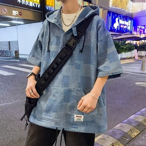 2023春夏季新款男休闲圆领短袖T恤F235P33图片