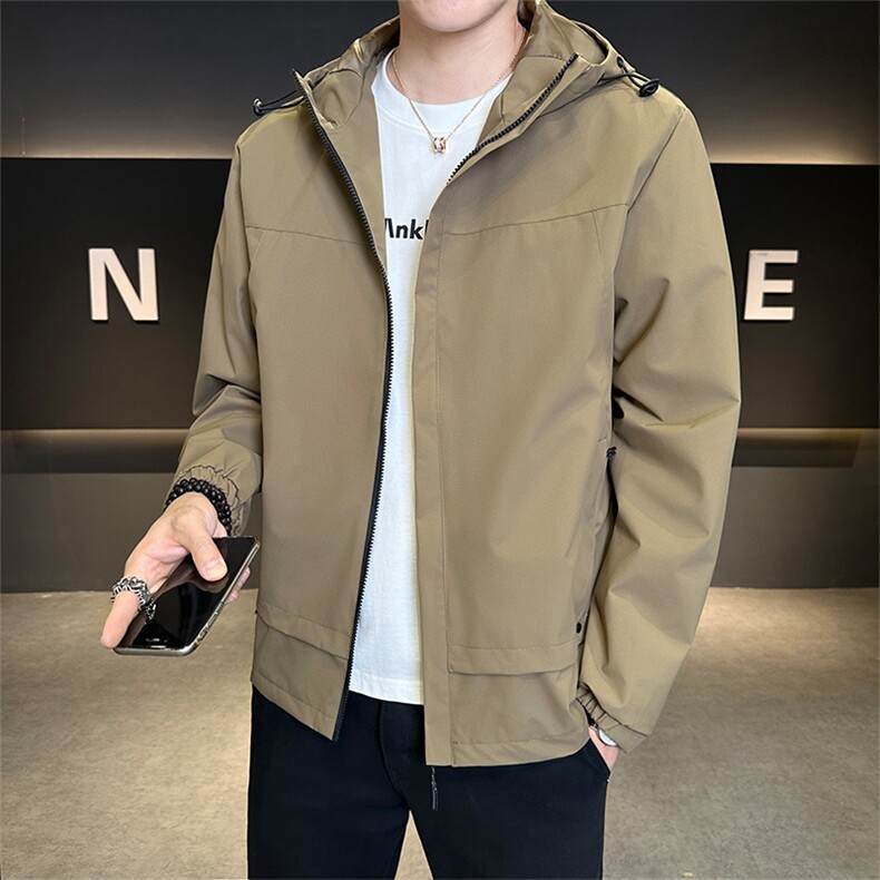 新款青少年店主风秋冬男时尚夹克连帽外套JK2688-P58 控88图片