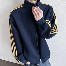 JK8820-P50美式复古条纹宽松百搭情侣夹克，男装夹克，星座1503