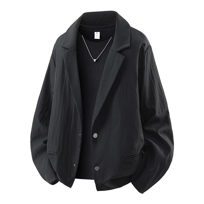 韩版A字廓形西装休闲外套男翻领西服JK2235-P75，男装西服套装，星座210-1