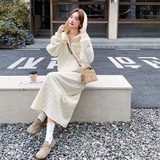 新款韩版菱格加棉两件套裙2C123-Z1005-P215-K318，女装棉衣/棉服，2C123