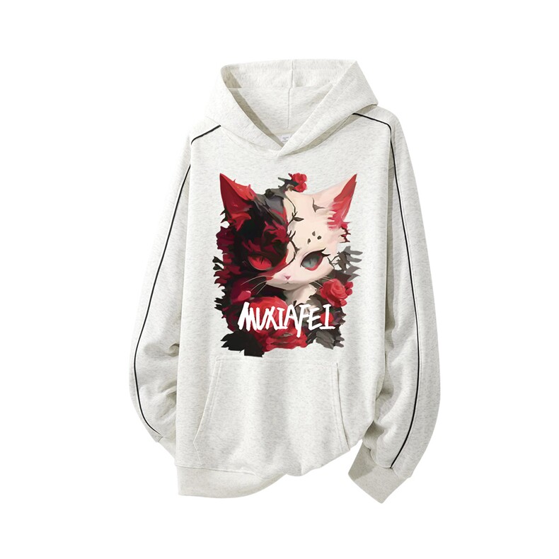 得物供货、复合重磅420克现货连帽卫衣宽松HD019-1-WYT25213-P45图片