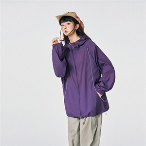 UPF50+有报告 凉感轻薄透气宽松大码潮流防晒服 DQC657-P48图片
