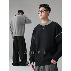 【现货一千件】DY310-特批58自制抖音得物高质量针织衫毛衣，男装针织衫/毛衣，星座603-2