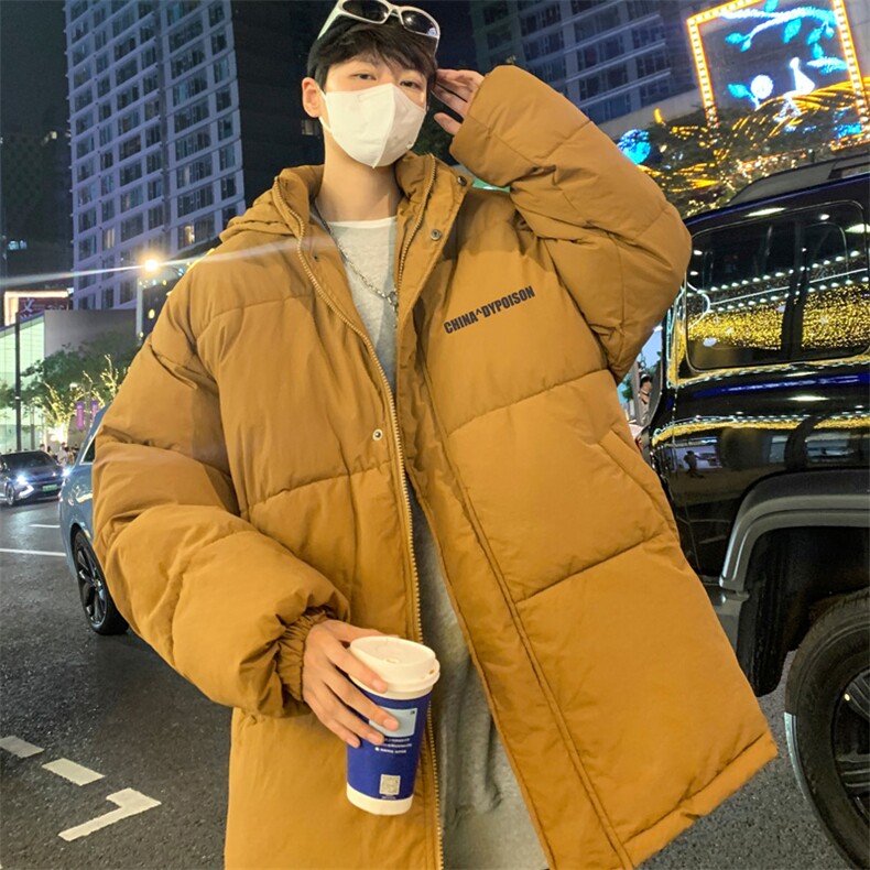 连帽棉衣男士冬季加绒加厚休闲外套面包服棉袄M02P85,男装棉衣,电商A157