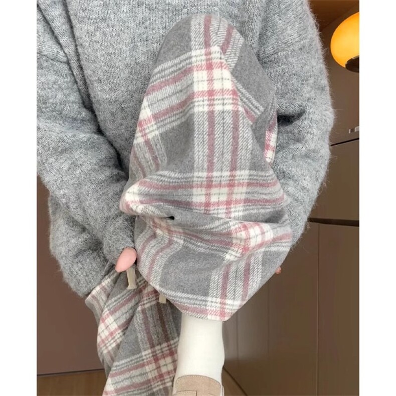 女风毛呢阔腿百搭休闲裤ZK0273-P48,男装休闲裤,星座313A(原308A-2)