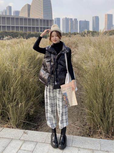 白鸭绒马甲，女装马夹，MC