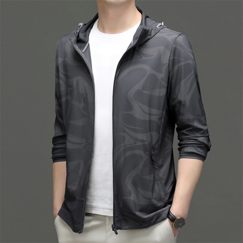 CSFA00632钱塘2020-3夏季新款男士外套时尚连帽长袖防晒服P93,男装防晒衣,钱塘207-3