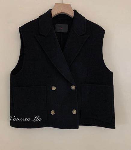 冬装新款双面羊绒大衣，女装，Vanessa Liu