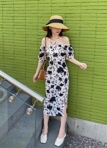 夏季新款碎花连衣裙图片
