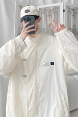 F158/P50有报告UPF50+紫外线防晒衣男飞机扣中式风防晒服，男装防晒衣，电商基地A050
