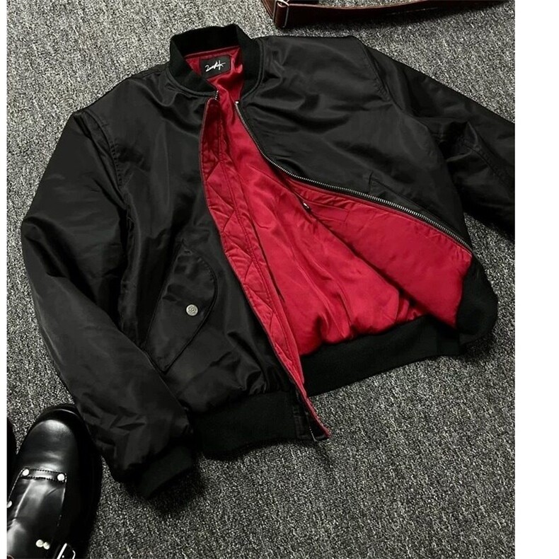 【有货】内衬红色飞行夹克外套夹棉棉服JK507特P67JK507JR特P85,男装夹克,星座908-1