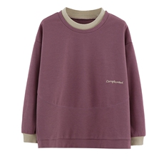 2023年春季新款韩版气质减龄百搭套头圆领卫衣女长袖上衣打底衫棉，女装卫衣/绒衫，简韵佳