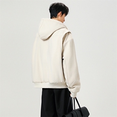 秋冬连帽加绒加厚保暖休闲痞帅棉衣情侣外套7921特批P95，男装棉衣，电商A247