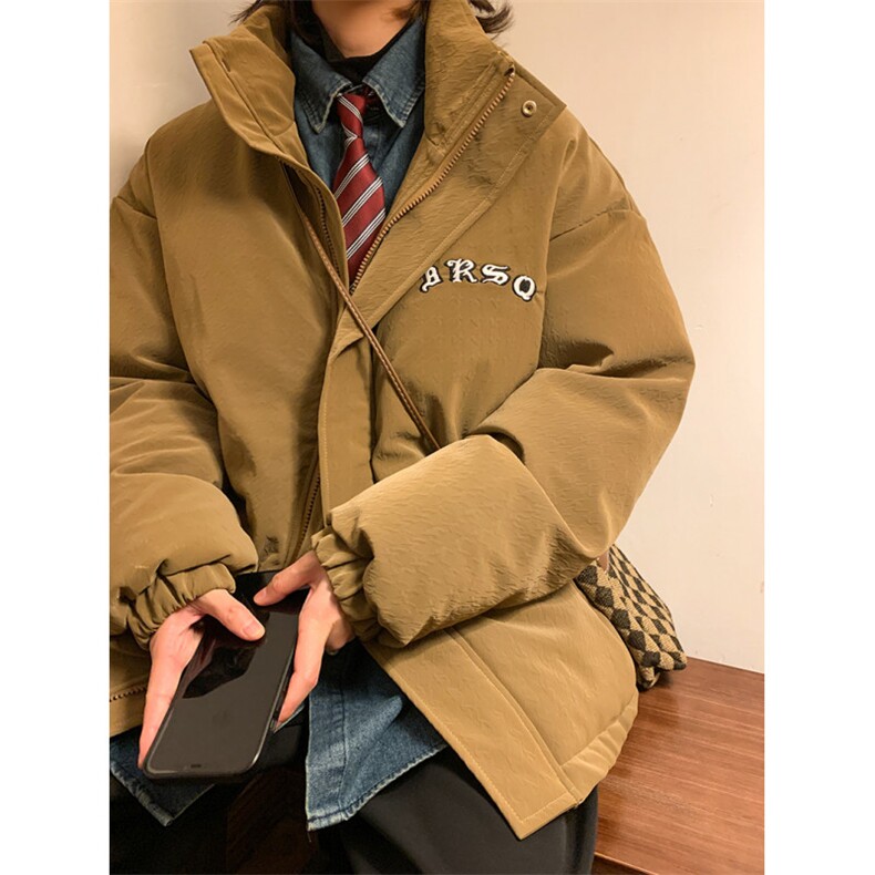 冬季新款2023千鸟格刺绣皮衣面包服A316-1-Y71P138控188,男装皮衣,星座906（原电商a316-1）