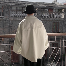 美式港风钢印夹克大码M-5XL皮衣鳄鱼纹情侣皮衣男外套JK8749P90控，男装夹克，星座227-7