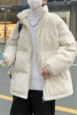 灯芯绒衣男秋冬季潮牌立领复古外套韩版潮宽松服W2096-P73，男装棉衣，星座512-4