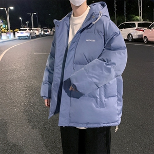 冬季加厚棉衣男潮流休闲棉袄字母印花棉服新款男A266-WT09-P65图片