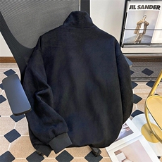 美式复古麂皮绒宽松外套男女潮牌夹克春秋新款时尚百搭638/P72，男装夹克，星座506B