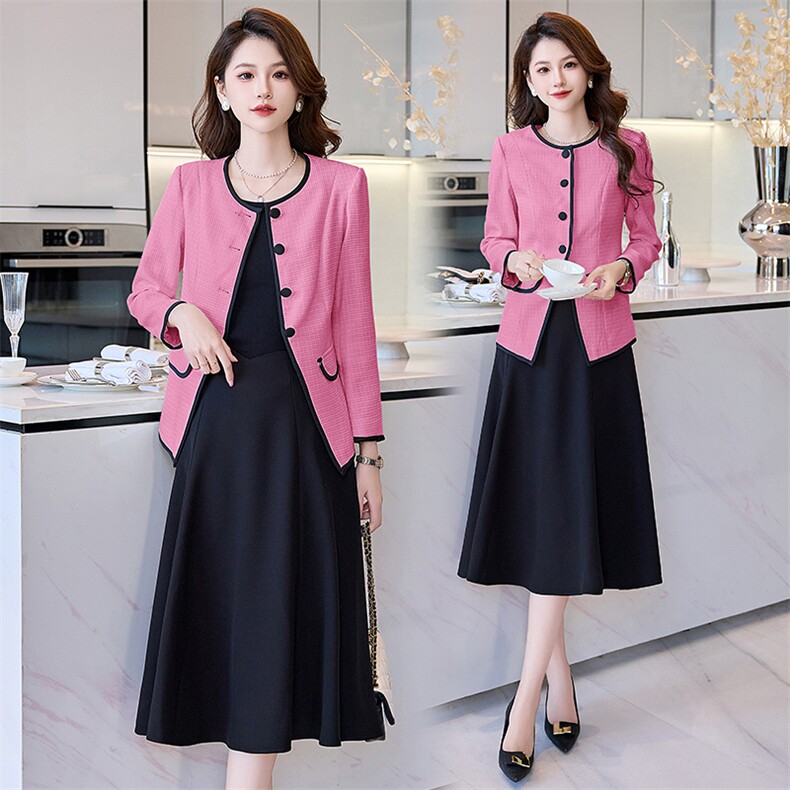 小香风外套女2025春秋新款名媛气质修身显瘦洋气减龄休闲百搭上衣，女装西装，火爆靓佳人