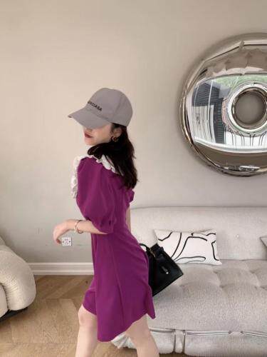 ins连衣裙颜色很是高级，女装连衣裙，DUOLINE(2F)