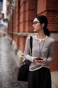 针织打底衫女内搭显瘦毛衣2025新款百搭毛衫上衣图片
