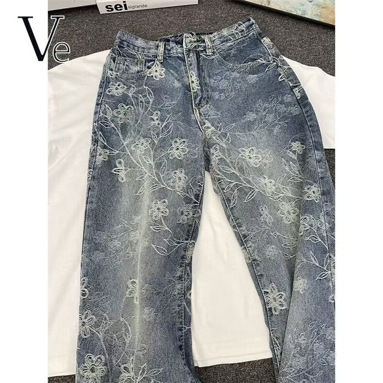美式高街牛仔裤男新款水洗扎染弯刀直筒微喇裤513ACK2602P40,男装牛仔裤,星座513A
