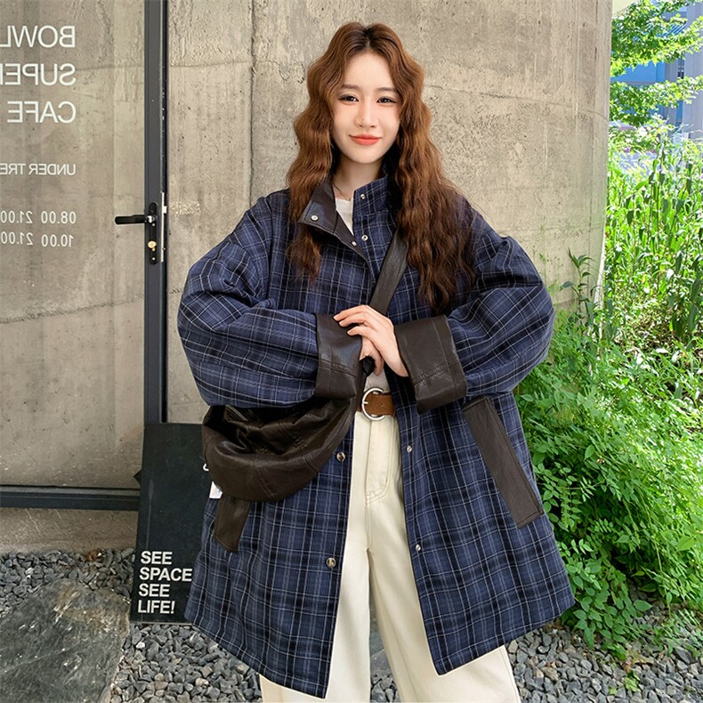 【现货】双面穿皮衣外套配送包包2C301-1310-P195-K288，女装皮衣，2C301
