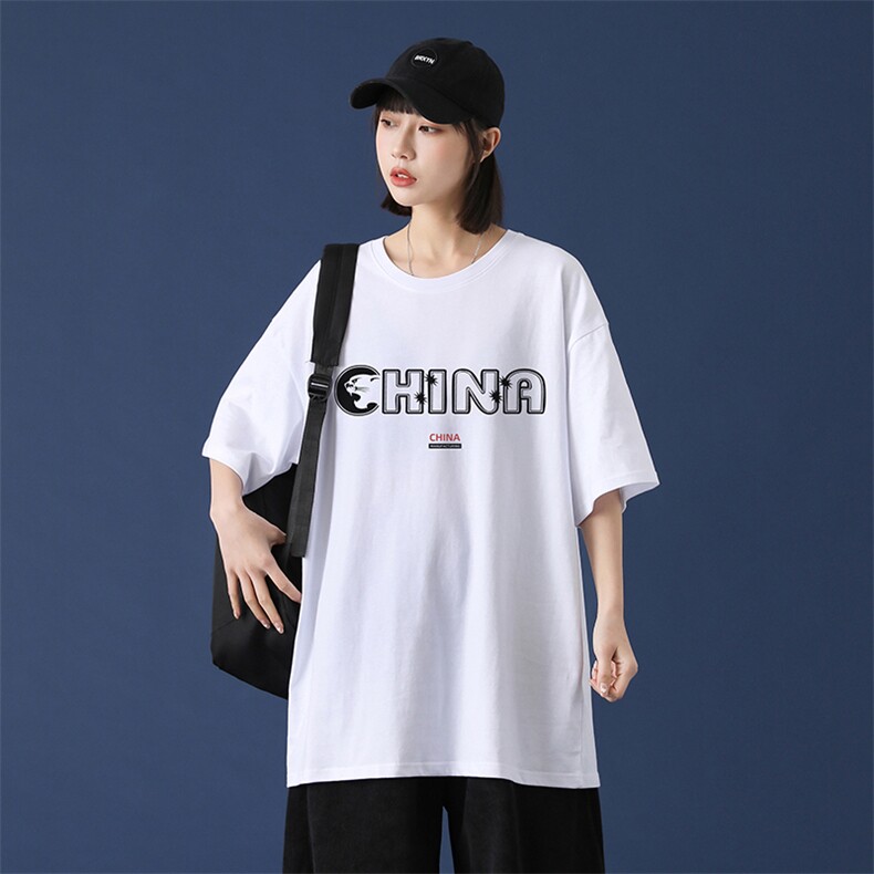 网红t恤ins夏季潮牌短袖衣服简约百搭上衣潮流宽松A161-2-T20-P25,男装T恤,电商A161-2