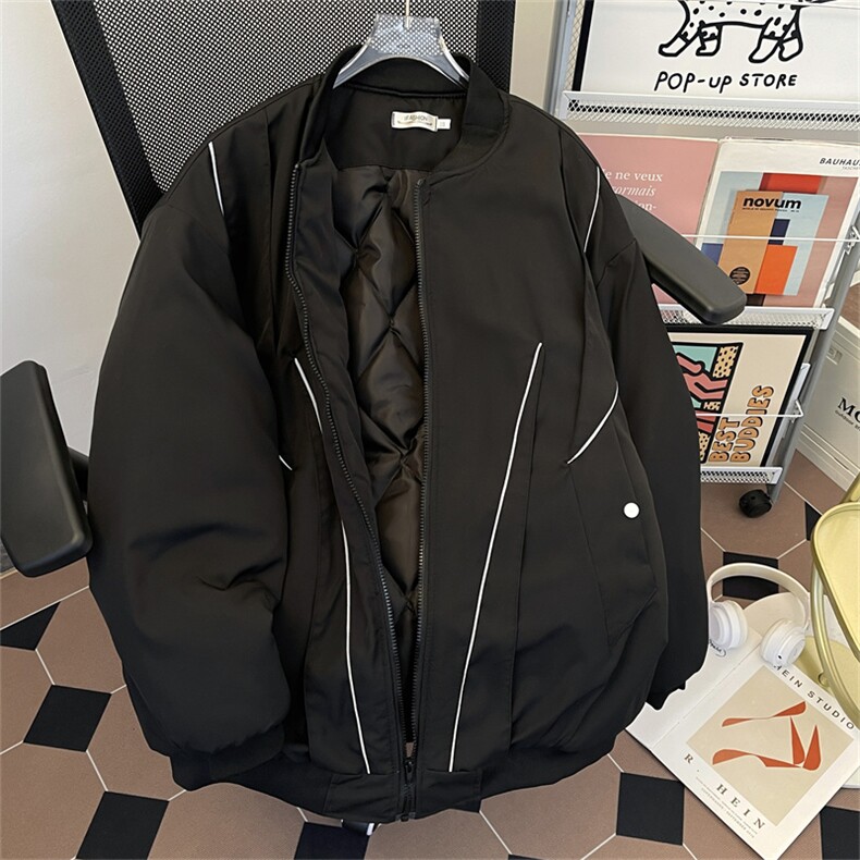 新款冬季棉服棉衣男生休闲潮牌帅气外套M0172-P100,男装棉衣,星座308B-2