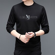 2023新款卫衣男士上衣针织衫长袖T恤P49，男装针织衫/毛衣，电商D223-1