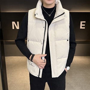 新款男士羽绒服马甲白鸭绒标309B-3-9855-P108图片