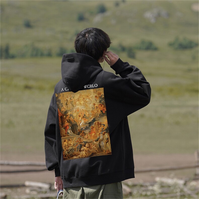 供抖音丶重磅加绒高品棉350克排扣连帽圣母卫衣LW6061-特p58控78,男装卫衣,星座508（原C305）